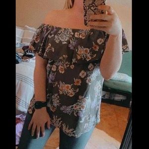Off the shoulder blouse